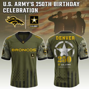 Denver Broncos NFL x 250 USA Army Jersey
