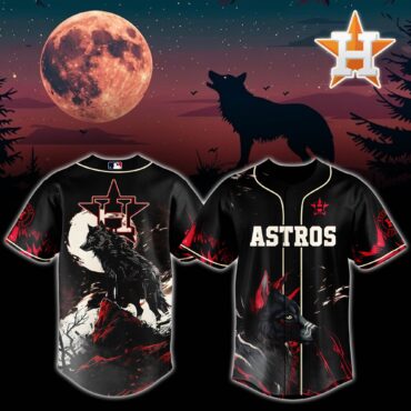 Houston Astros MLB x Wolf Baseball Jersey
