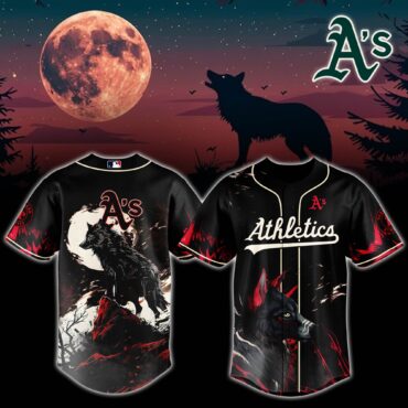Oakland Athletics MLB x Wolf Baseball Jersey