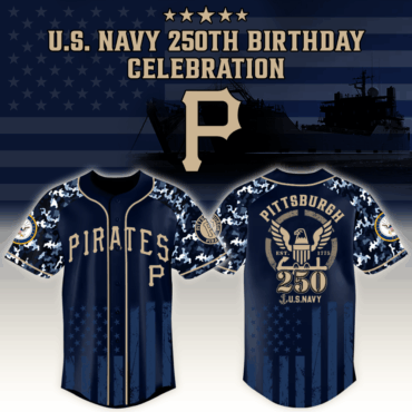 Pittsburgh Pirates x MLB Honoring 250 Years of the U.S. Navy – MLB Baseball Jersey