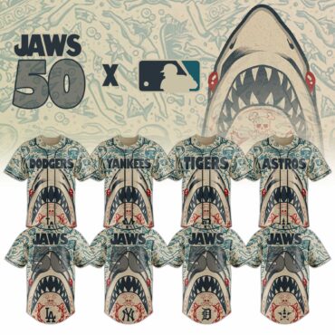 All Team MLB x JAWS 50th Anniversary Baseball Jersey