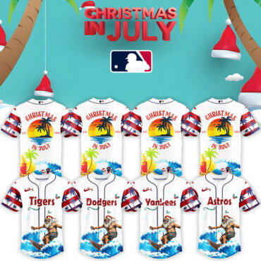 All Team MLB x Christmas July Santa 2025 Baseball Jersey