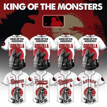All Team MLB x Godzilla King of the Monsters Baseball Jersey