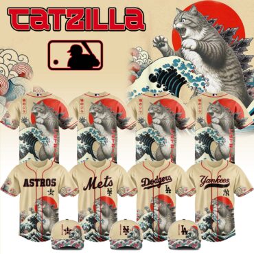 All Team MLB x Catzilla Style Japans Baseball Jersey