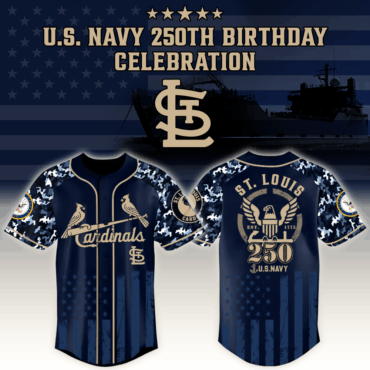 St. Louis Cardinals x MLB Honoring 250 Years of the U.S. Navy – MLB Baseball Jersey