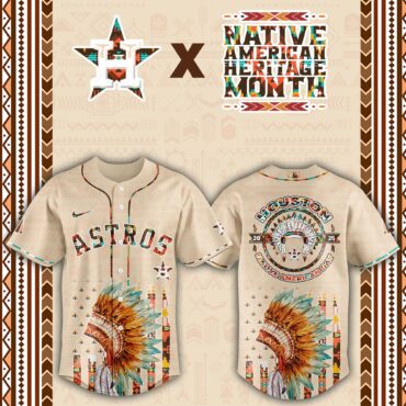 Houston Astros Native American Heritage Month Baseball Jersey