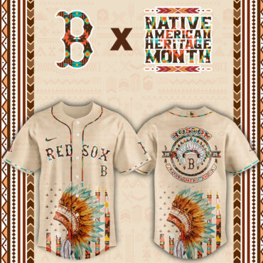 Boston Red Sox Native American Heritage Month Baseball Jersey