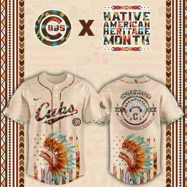 Chicago Cubs Native American Heritage Month Baseball Jersey