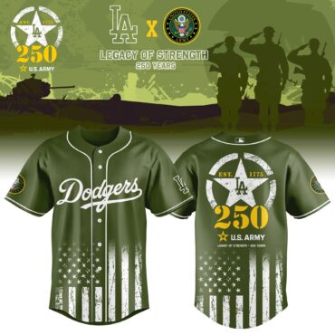 Los Angeles Dodgers MLB x USA Legacy of Strength Baseball Jersey