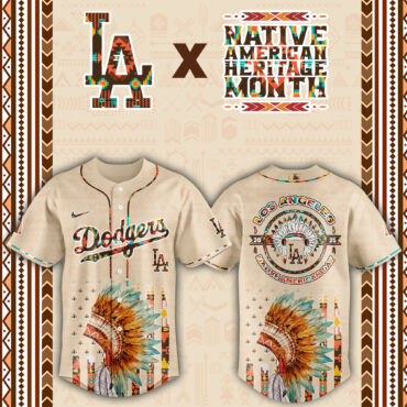 Los Angeles Dodgers Native American Heritage Month Baseball Jersey