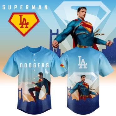 Los Angeles Dodgers MLB x Superman Unbreakable Spirit Baseball Jersey