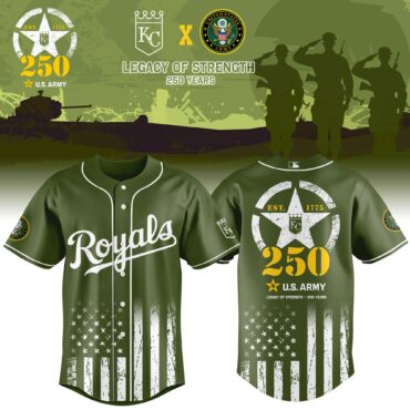 Kansas City Royals MLB x USA Legacy of Strength Baseball Jersey