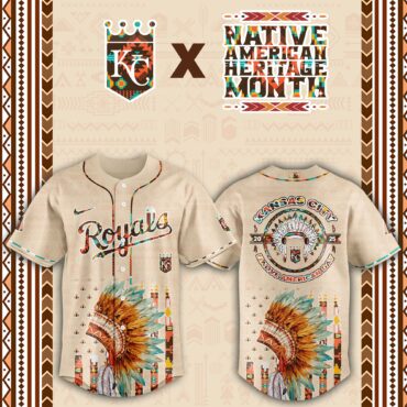 Kansas City Royals Native American Heritage Month Baseball Jersey