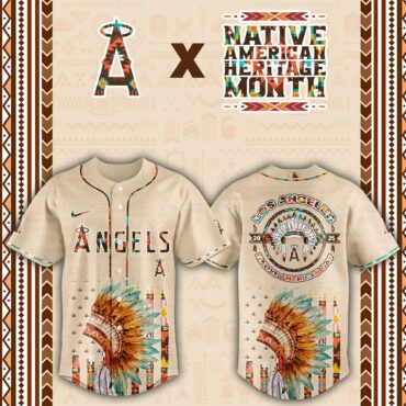 Los Angeles Angels Native American Heritage Month Baseball Jersey