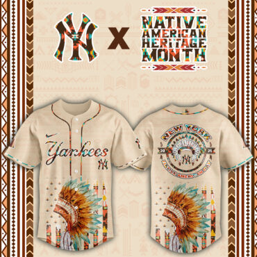 New York Yankees Native American Heritage Month Baseball Jersey