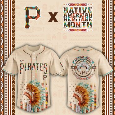 Pittsburgh Pirates Native American Heritage Month Baseball Jersey