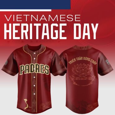 San Diego Padres MLB x Vietnamese Heritage Night Baseball Jersey