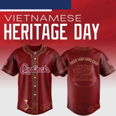 St.Louis Cardinals MLB x Vietnamese Heritage Night Baseball Jersey