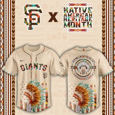 San Francisco Giants Native American Heritage Month Baseball Jersey