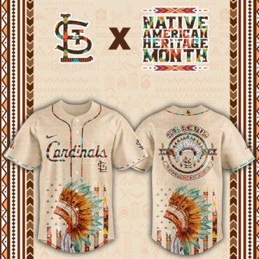 St. Louis Cardinals Native American Heritage Month Baseball Jersey