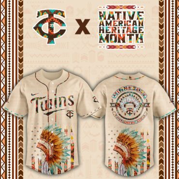 Minnesota Twins Native American Heritage Month Baseball Jersey