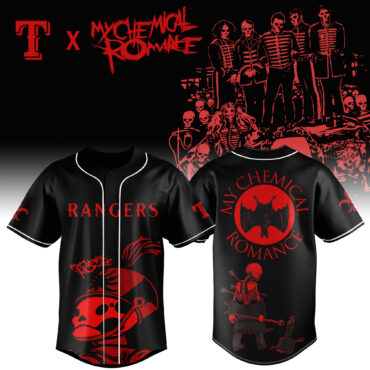 Texas Rangers MLB x My Chemical Romance Baseball Jersey
