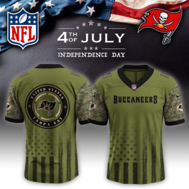 Tampa Bay Buccaneers NFL x 4th of July USA Army Jersey