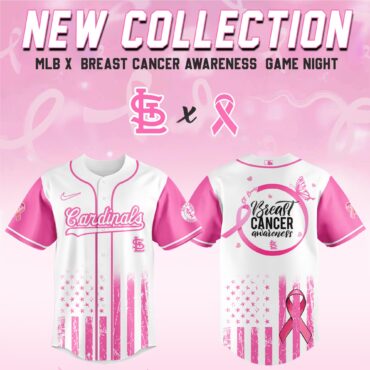 St.Louis Cardinals MLB x Breast Cancer Awareness Month Hope in Pink Baseball Jersey