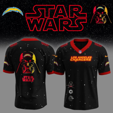 Los Angeles Chargers NFL x Star wars Darth Vader Jersey