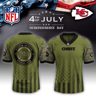 Kansas City Chiefs NFL x 4th of July USA Army Jersey