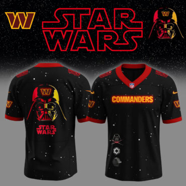 Washington Commanders NFL x Star wars Darth Vader Jersey