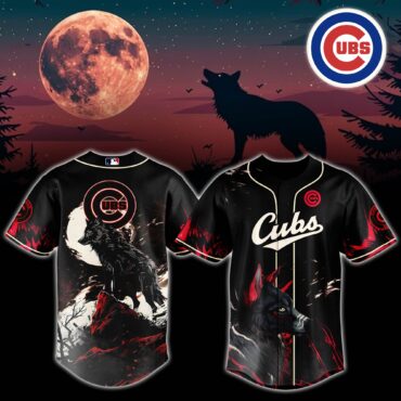 Chicago Cubs MLB x Wolf Baseball Jersey
