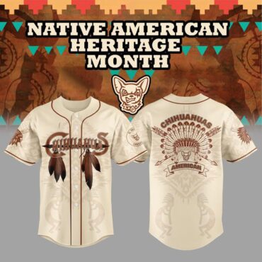 El Paso Chihuahuas MLB x USA National American Indian Heritage Month Baseball Jersey