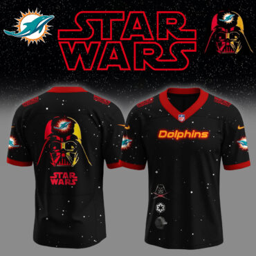Miami Dolphins NFL x Star wars Darth Vader Jersey