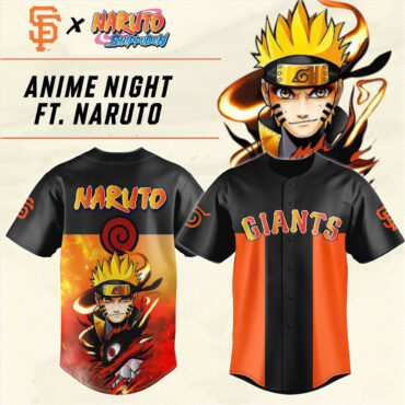 San Francisco Giants MLB x Naruto Baseball Jersey