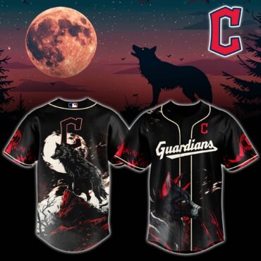 Cleveland Guardians MLB x Wolf Baseball Jersey