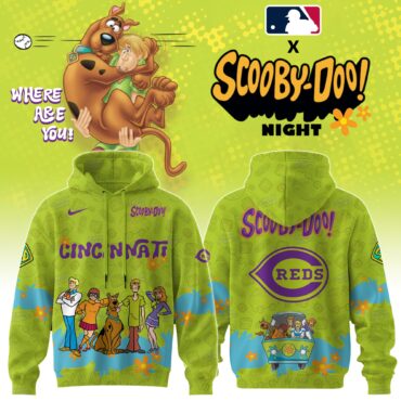 Cincinnati Reds MLB x Scooby Doo Hoodie Editions Limited