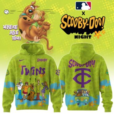 Minnesota Twins MLB x Scooby Doo Hoodie Editions Limited