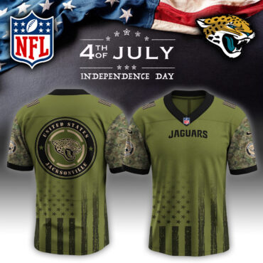 Jacksonville Jaguars NFL x 4th of July USA Army Jersey
