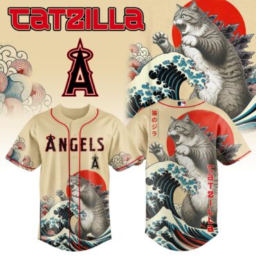 Los Angeles Angels MLB x Catzilla Style Japans Baseball Jersey