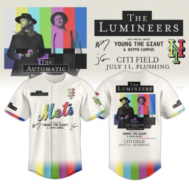 New York Mets MLB x The Lumineers Baseball Jersey