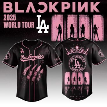 Los Angeles Dodgers MLB x BLACKPINK All Star Baseball Jersey