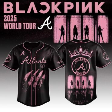 Atlanta Braves MLB x BLACKPINK All Star Baseball Jersey