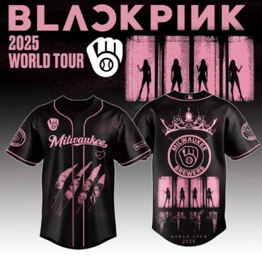 Milwaukee Brewers MLB x BLACKPINK All Star Baseball Jersey