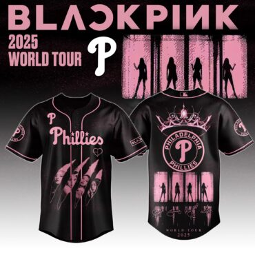 Philadelphia Phillies MLB x BLACKPINK All Star Baseball Jersey