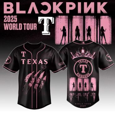 Texas Rangers MLB x BLACKPINK All Star Baseball Jersey