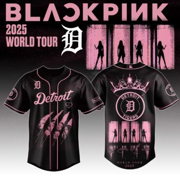 Detroit Tigers MLB x BLACKPINK All Star Baseball Jersey