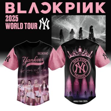 New York Yankees MLB x BLACKPINK Crown Baseball Jersey