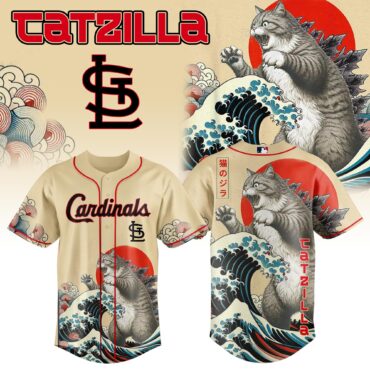St.Louis Cardinals MLB x Catzilla Style Japans Baseball Jersey
