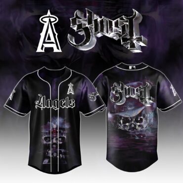 Los Angeles Angels MLB x Ghost Night Show Baseball Jersey